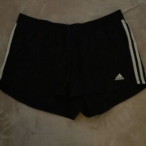 Black adidas shorts